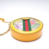 Gucci 550618 Ophidia GG Flora Round Small Crossbody Bag