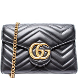 Gucci 474575 Marmont Chain Wallet Bag