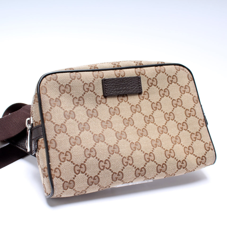 Gucci 449174 GG Canvas Belt Bag