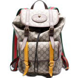 Gucci 473869 GG Soft Supreme Neo Vintage Drawstring Backpack Bag