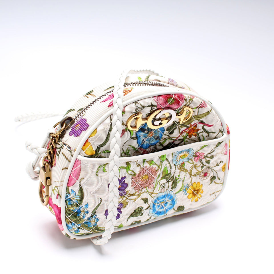 Gucci 534951 Mini Trapuntata Flora Bag