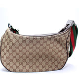 Gucci 122790 Shelly Web Crossbody GG Canvas Bag