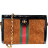 Gucci 503877 Ophidia Suede Shoulder Small Bag
