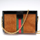 Gucci 503877 Ophidia Suede Shoulder Small Bag