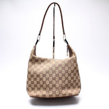 Gucci 001-3814 GG Canvas Clasp Hobo Bag
