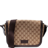 Gucci 449172 GG Canvas Messenger Bag