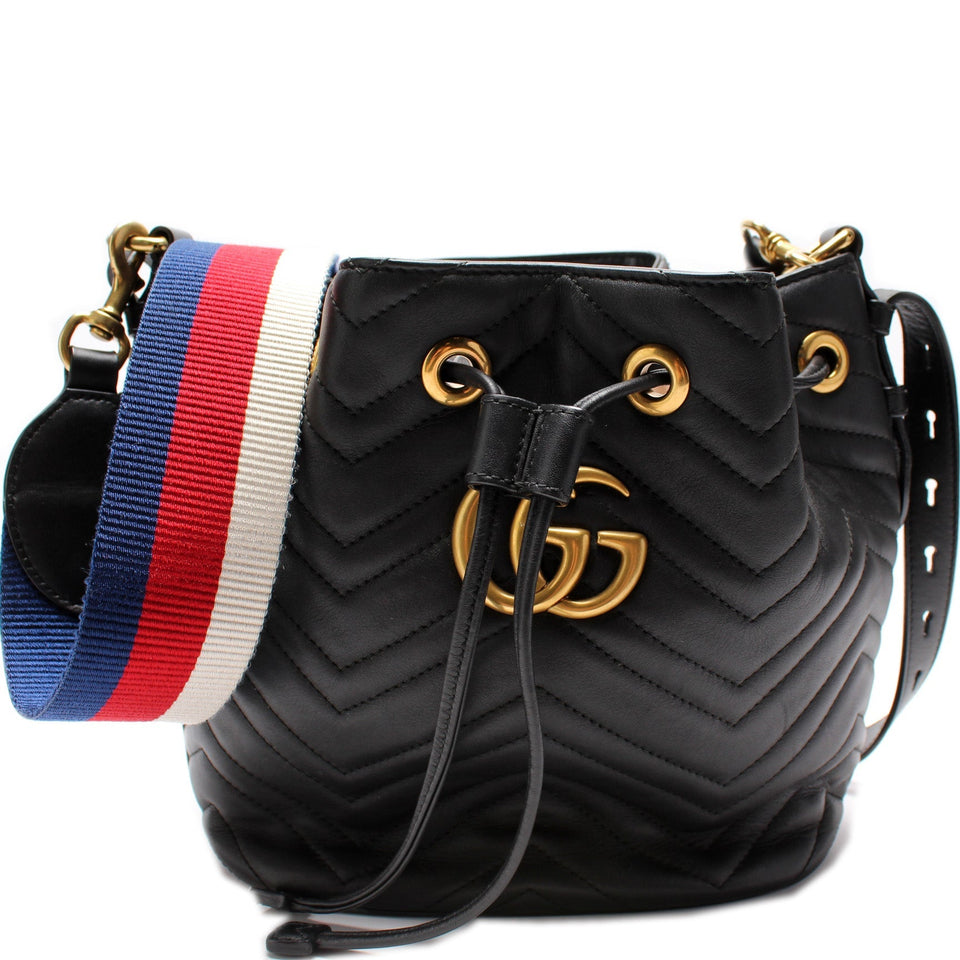 Gucci 476674 GG Marmont Bucket Bag