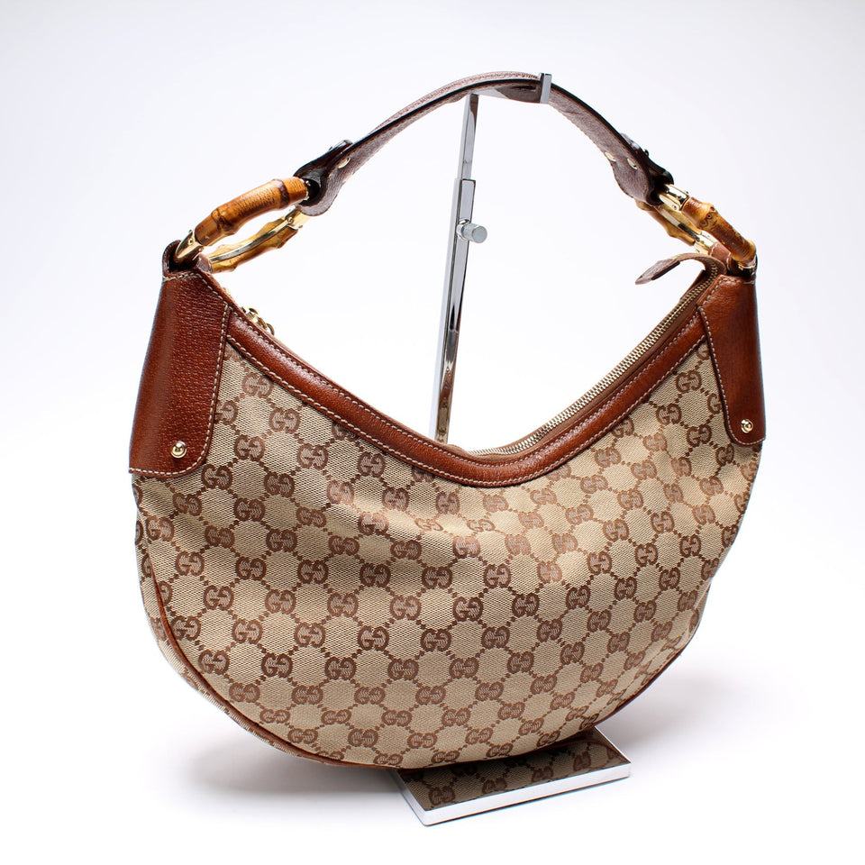 Gucci 137577 Bamboo Hobo Bag