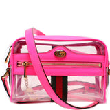 Gucci 517350 GG Transparent Mini Ophidia Bag