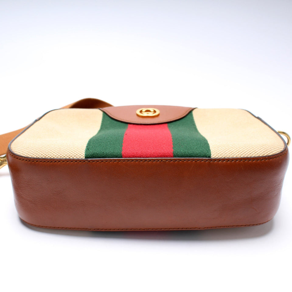 Gucci 575073 Vintage Web Camera Bag