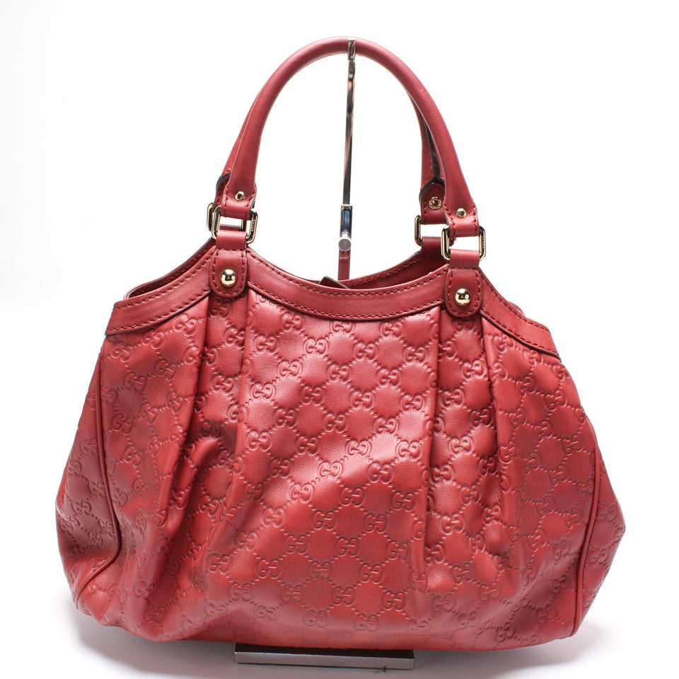 Gucci 211944 Sukey GG Leather Medium Bag