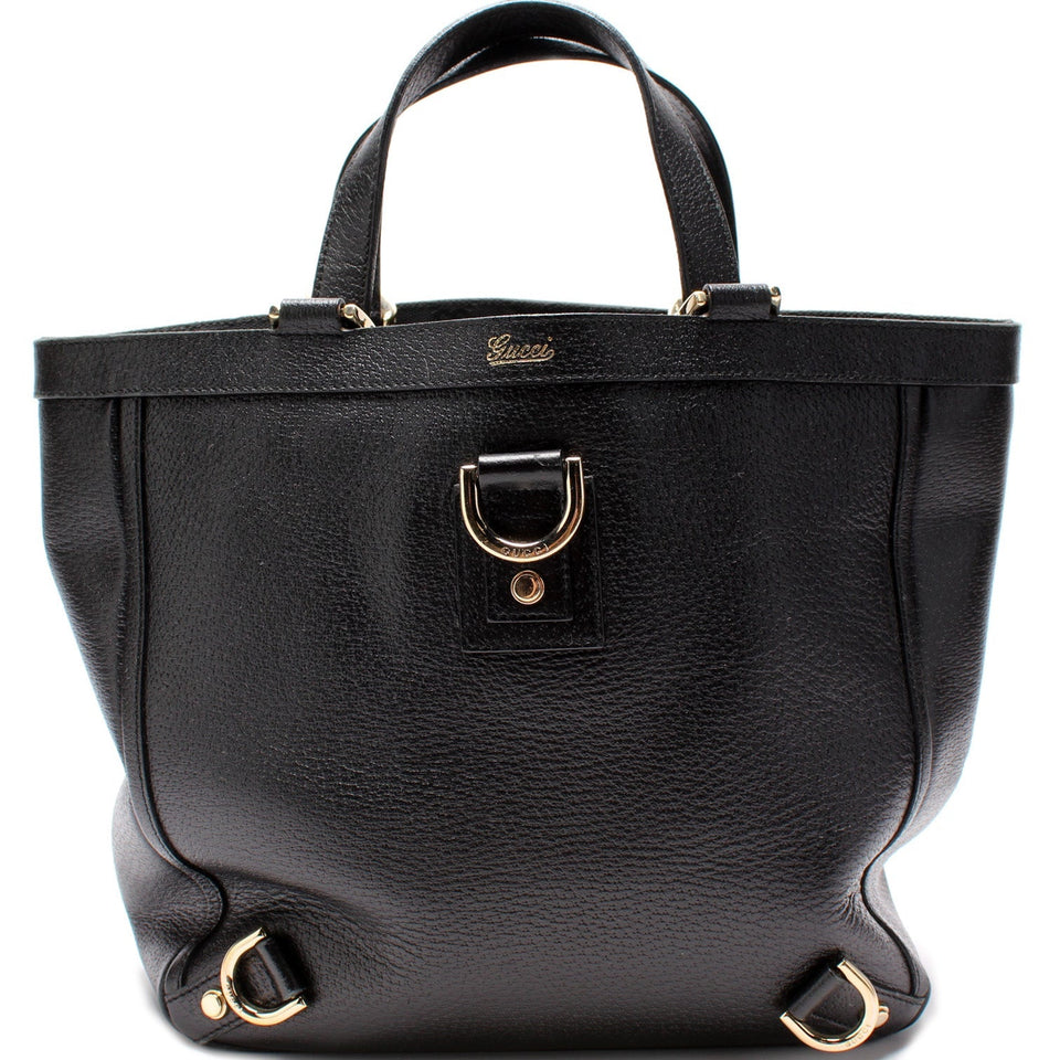 Gucci 130739 Abbey Small Leather Tote Bag