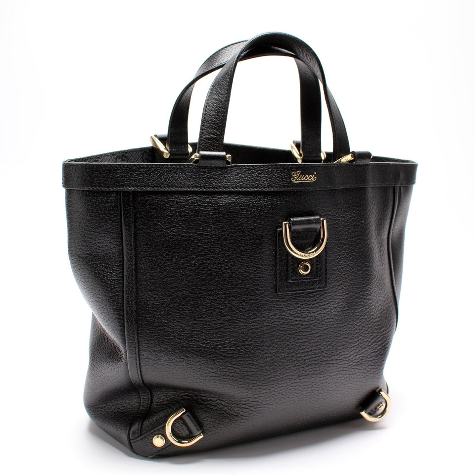 Gucci 130739 Abbey Small Leather Tote Bag
