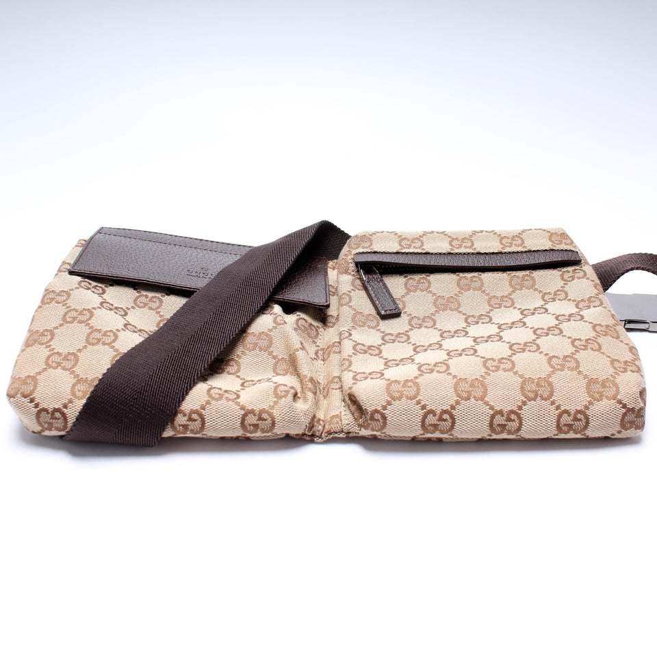 Gucci 28566 GG Canvas Waist Bag