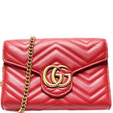 Gucci 474575 Marmont Chain Wallet Bag