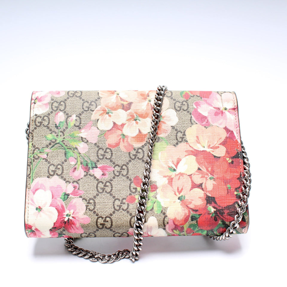 Gucci 401231 Dionysus GG Blooms Mini Wallet Bag