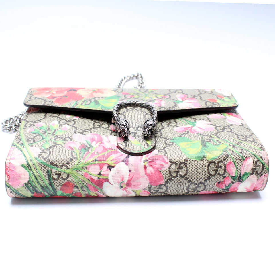 Gucci 401231 Dionysus GG Blooms Mini Wallet Bag