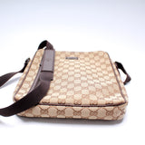 Gucci 122760 GG Canvas Crossbody Bag