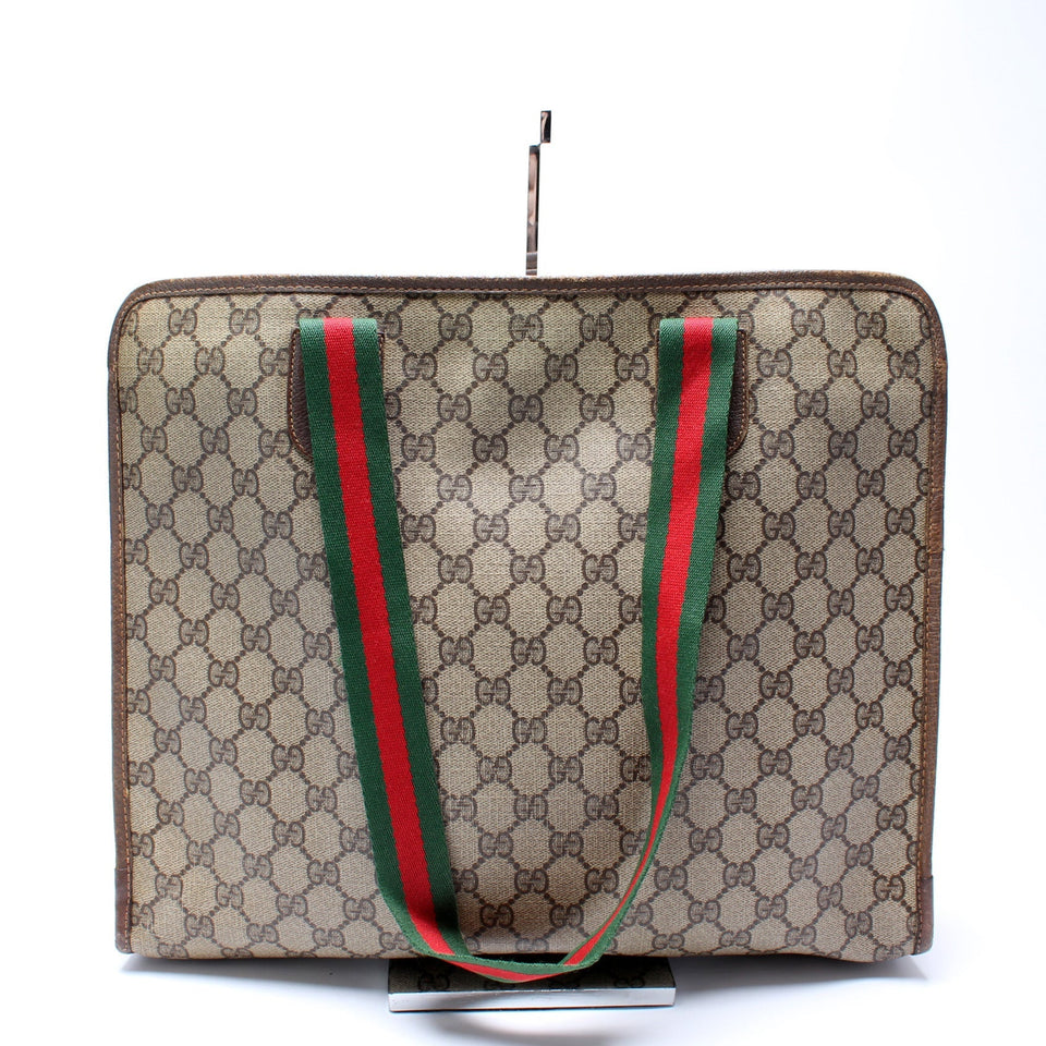 Gucci 89.02.997 GG Supreme Vintage Tote Bag