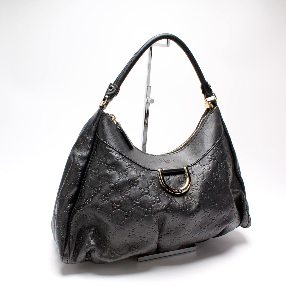 Gucci 189833 scima D Ring Hobo Bag