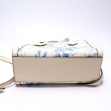 Gucci 443089 Ribbon Tote Small Floral Bag