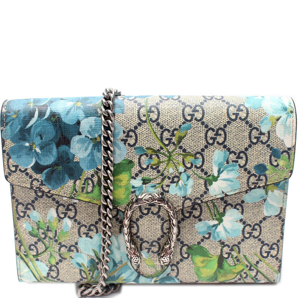 Gucci 401231 Dionysus GG Blooms Mini Wallet Bag