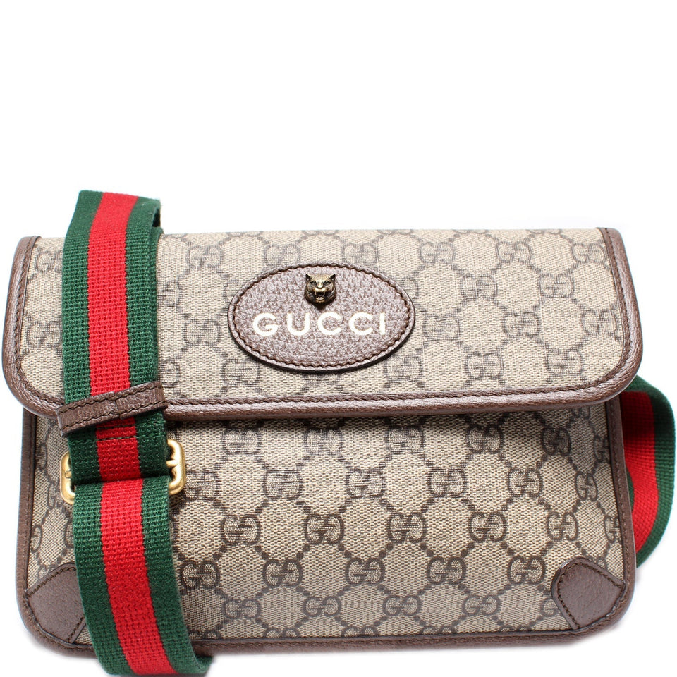 Gucci 493930 GG Supreme Neo Web Belt Bag