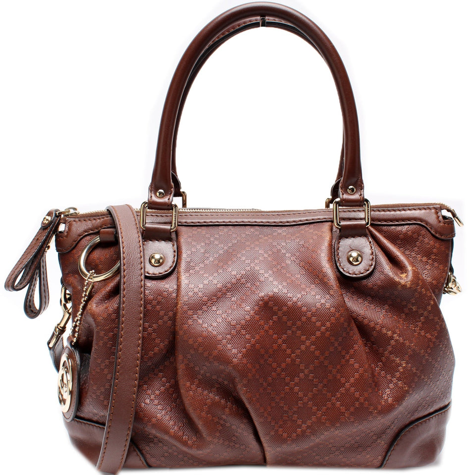Gucci 247902 Diamante Sukey Satchel Bag
