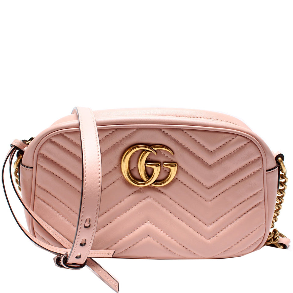 Gucci 447632 Marmont Small Leather Camera Bag