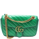 Gucci 443497 Marmont Torchon Shoulder Small Flap Bag