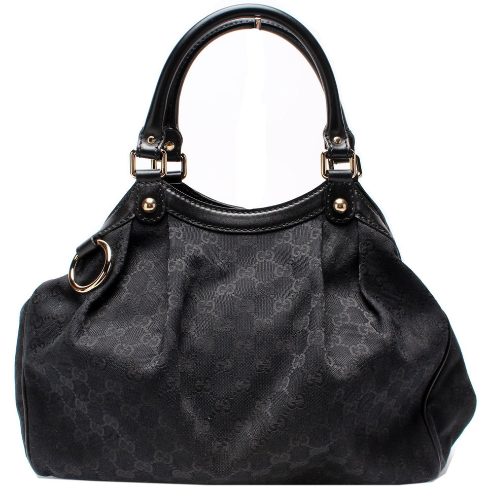 Gucci 211944 Sukey GG Canvas Medium Bag