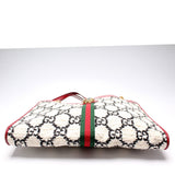 Gucci 537219 Tweed Rajah Chain GG Tote Bag