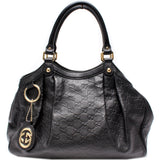 Gucci 211944 Sukey GG Leather Medium Bag
