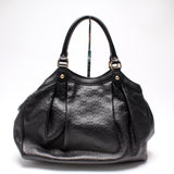 Gucci 211944 Sukey GG Leather Medium Bag