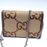 Gucci 401231 Dionysus Jumbo GG Canvas Mini Wallet Bag
