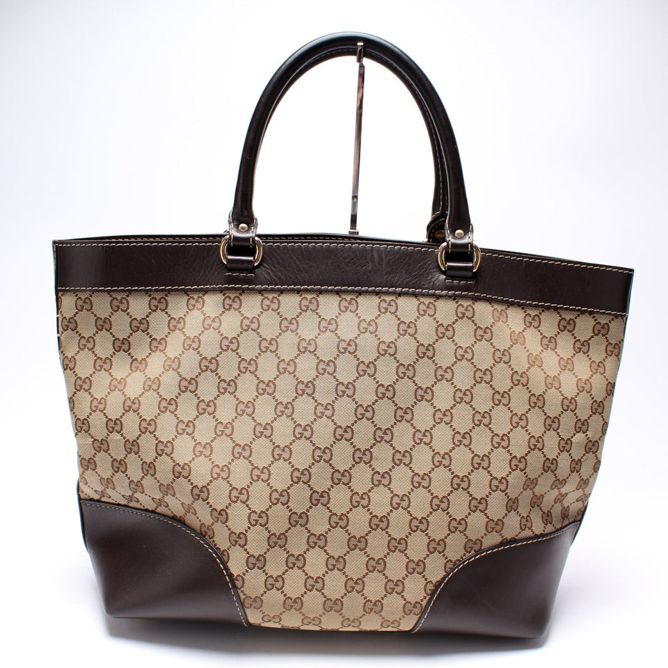 Gucci 257071 GG Canvas Lovely Heart Tote Bag