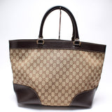 Gucci 257071 GG Canvas Lovely Heart Tote Bag