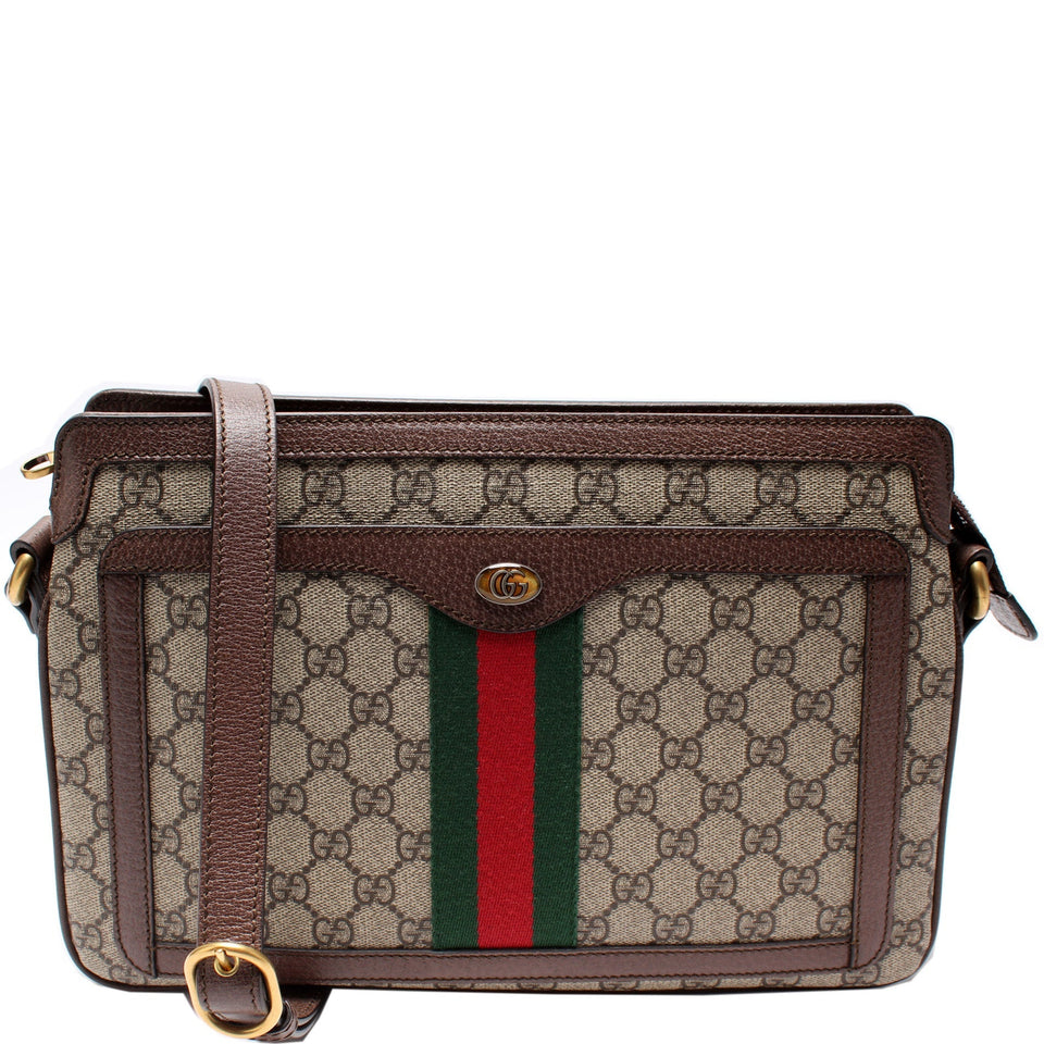 Gucci 523354 GG Supreme Ophidia Medium Shoulder Bag