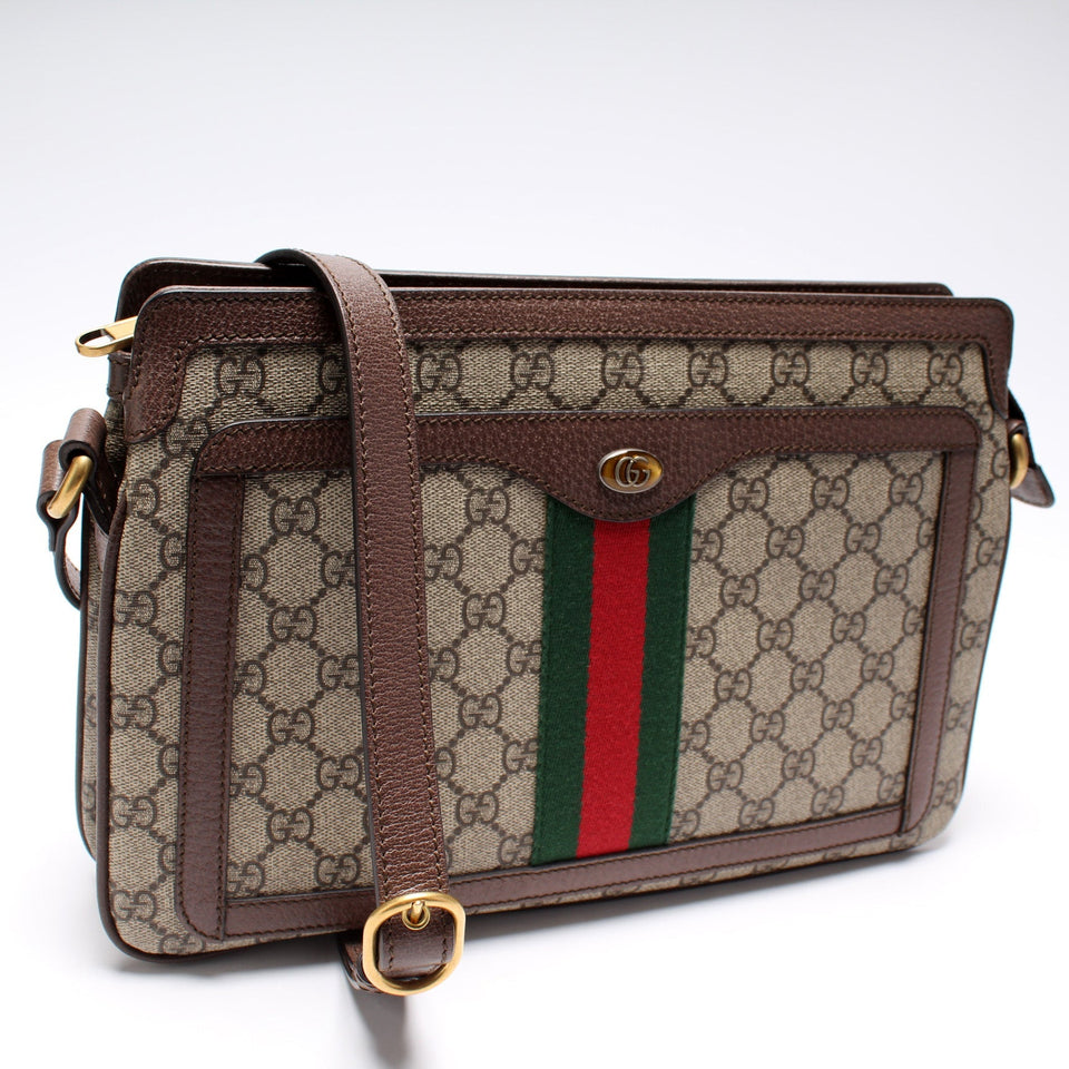 Gucci 523354 GG Supreme Ophidia Medium Shoulder Bag