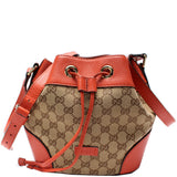 Gucci 388704 GG Canvas Bucket Bag