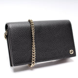 Gucci 466506 Interlocking GG Chain Wallet Bag
