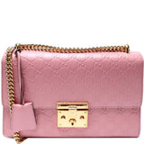 Gucci 409486 Padlock GG Leather Medium Bag
