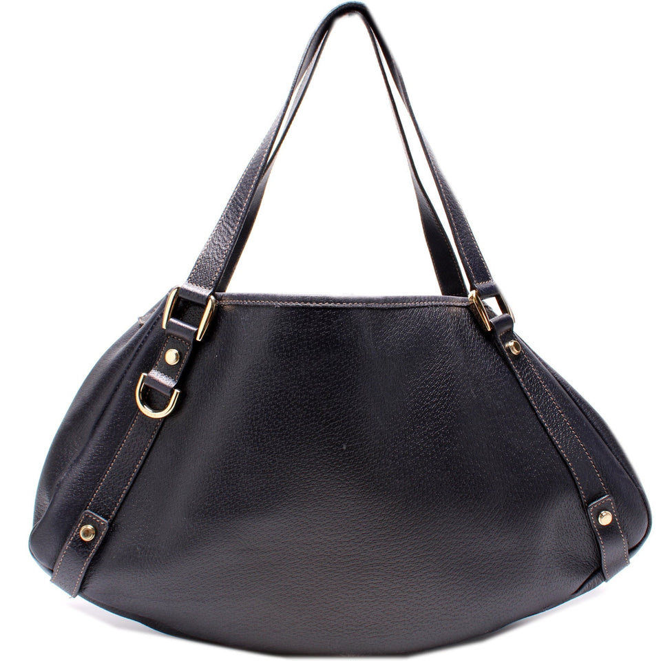 Gucci 130736 Abbey Leather Tote Medium Bag
