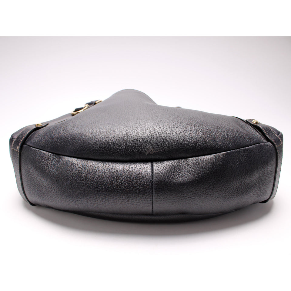 Gucci 130736 Abbey Leather Tote Medium Bag