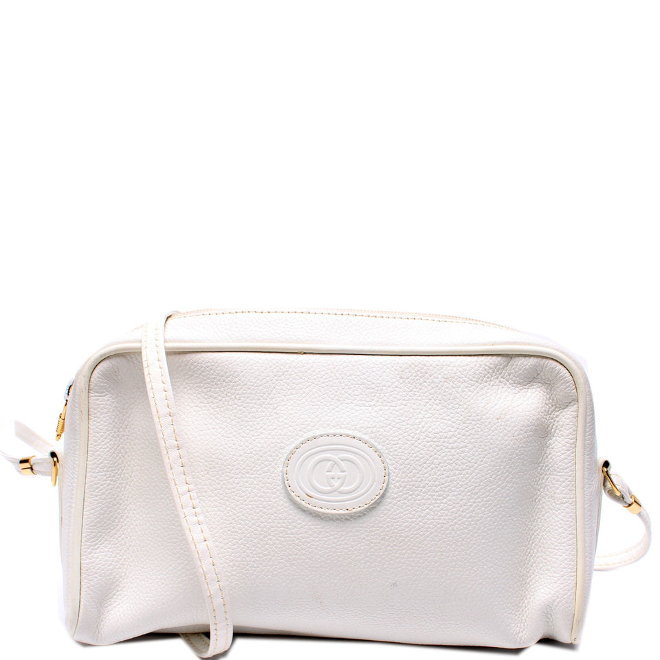 Gucci 007-1112 Vintage Leather Shoulder Bag