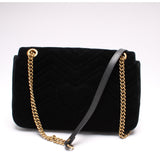 Gucci 443496 Marmont Velvet Loved Shoulder Medium Bag