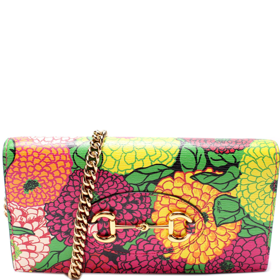 Gucci 621892 Horsebit 1955 Wallet W/ Chain Bag