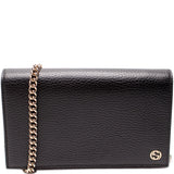 Gucci 466506 Interlocking GG Chain Wallet Bag
