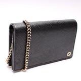 Gucci 466506 Interlocking GG Chain Wallet Bag