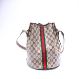 Gucci GG Supreme Web Large Bucket Vintage Bag
